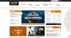 Desktop Screenshot of basketball.nl