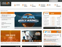 Tablet Screenshot of basketball.nl