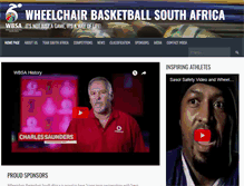 Tablet Screenshot of basketball.co.za