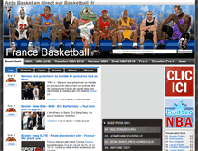 Tablet Screenshot of france.basketball.fr